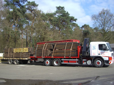 Buy railway sleepers in Ipswich - We deliver!